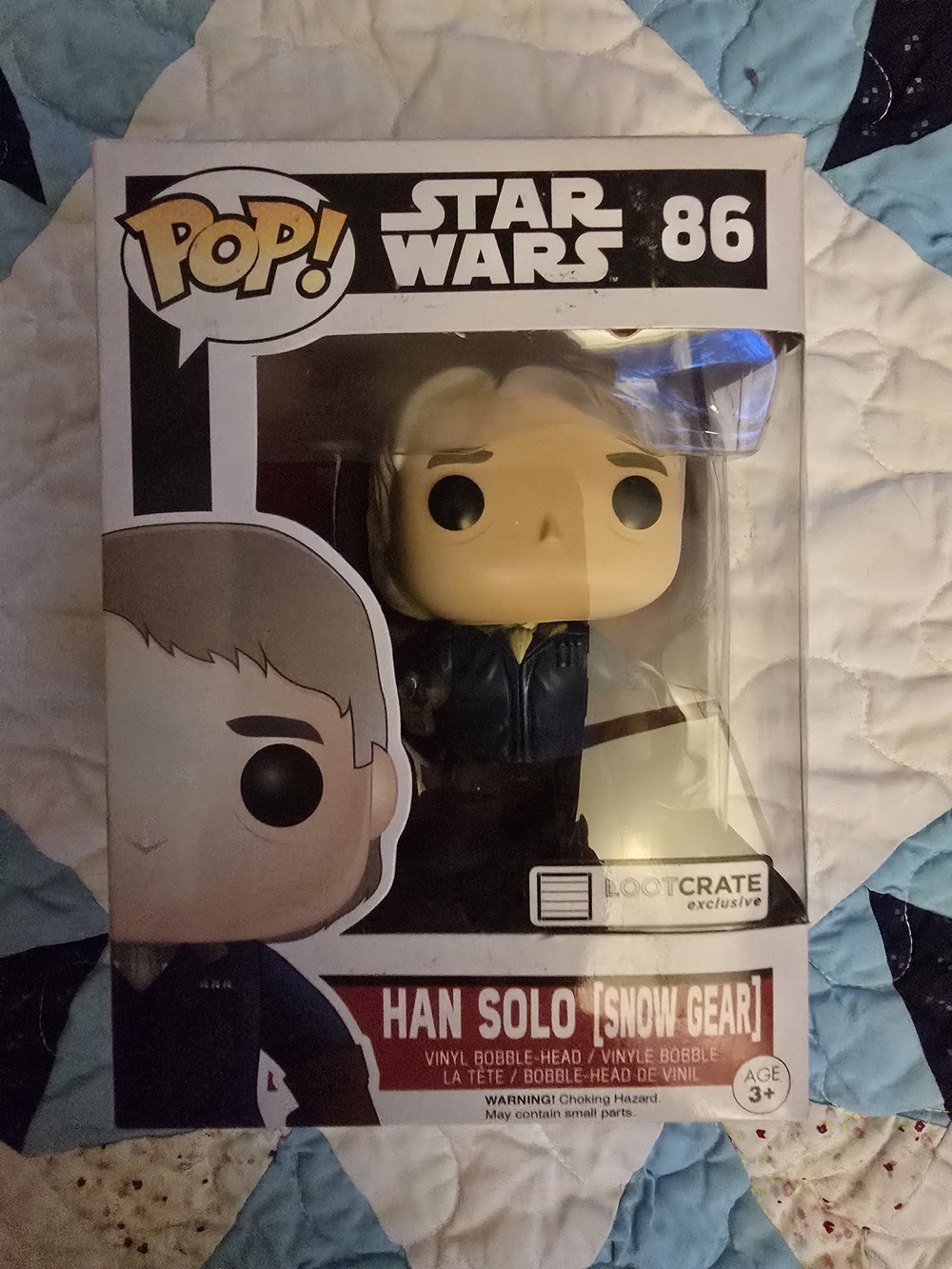 Funko Pop! Star Wars Han Solo (Snow Gear) - Black, Yellow, White